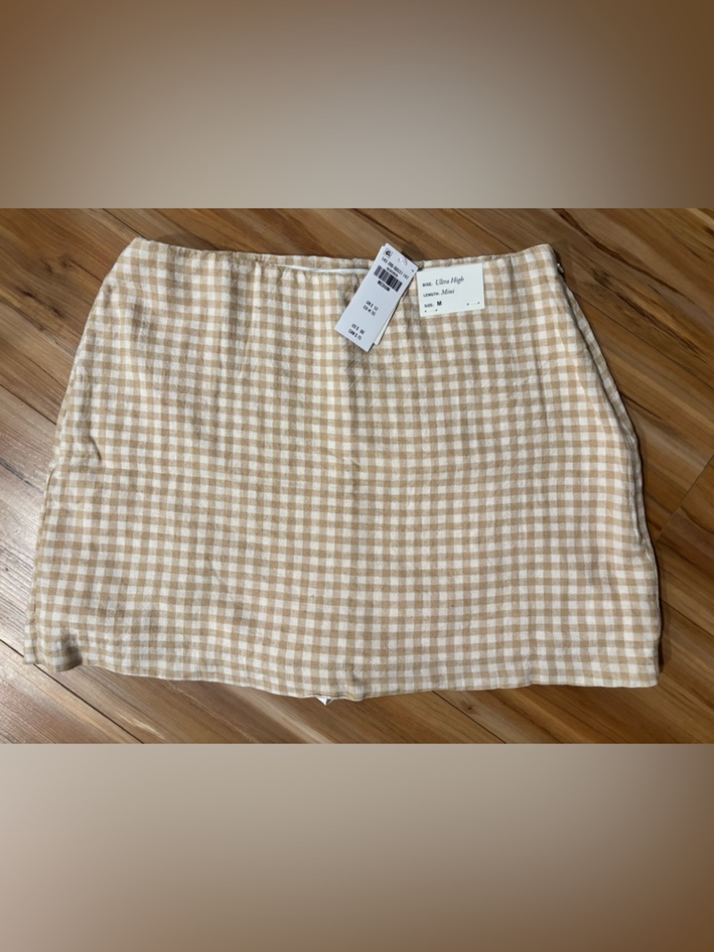 The A&F Scarlett Linen-Blend Mini Skort